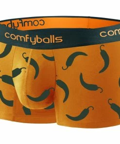 Comfyballs - Men's Regular Cotton Boxers - Hot Chilli