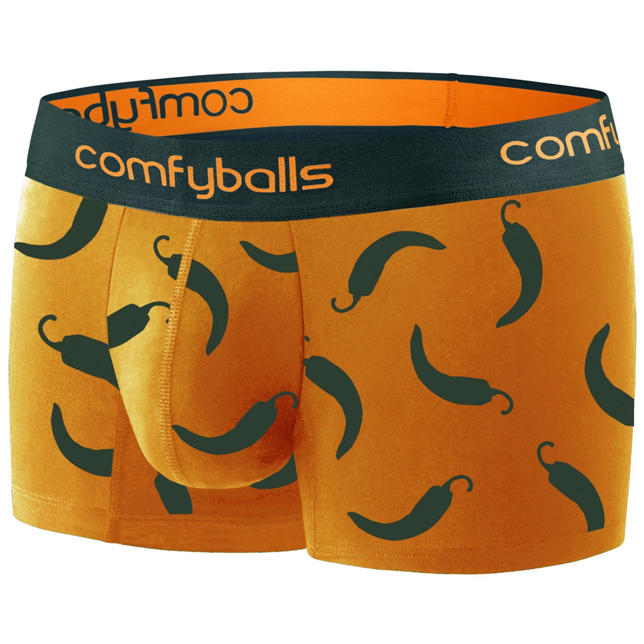 Comfyballs - Men's Regular Cotton Boxers - Hot Chilli 1 Comfyballs - Men's Regular Cotton Boxers - Hot Chilli