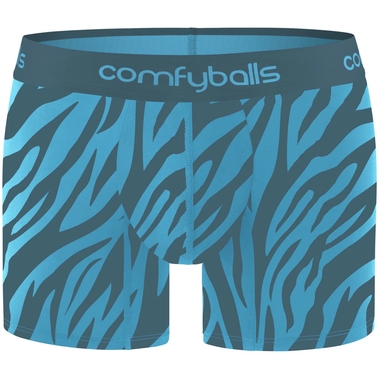 Comfyballs - Cotton Long Boxer - Men's - Zebra 2 Comfyballs - Cotton Long Boxer - Men's - Zebra - Image 2