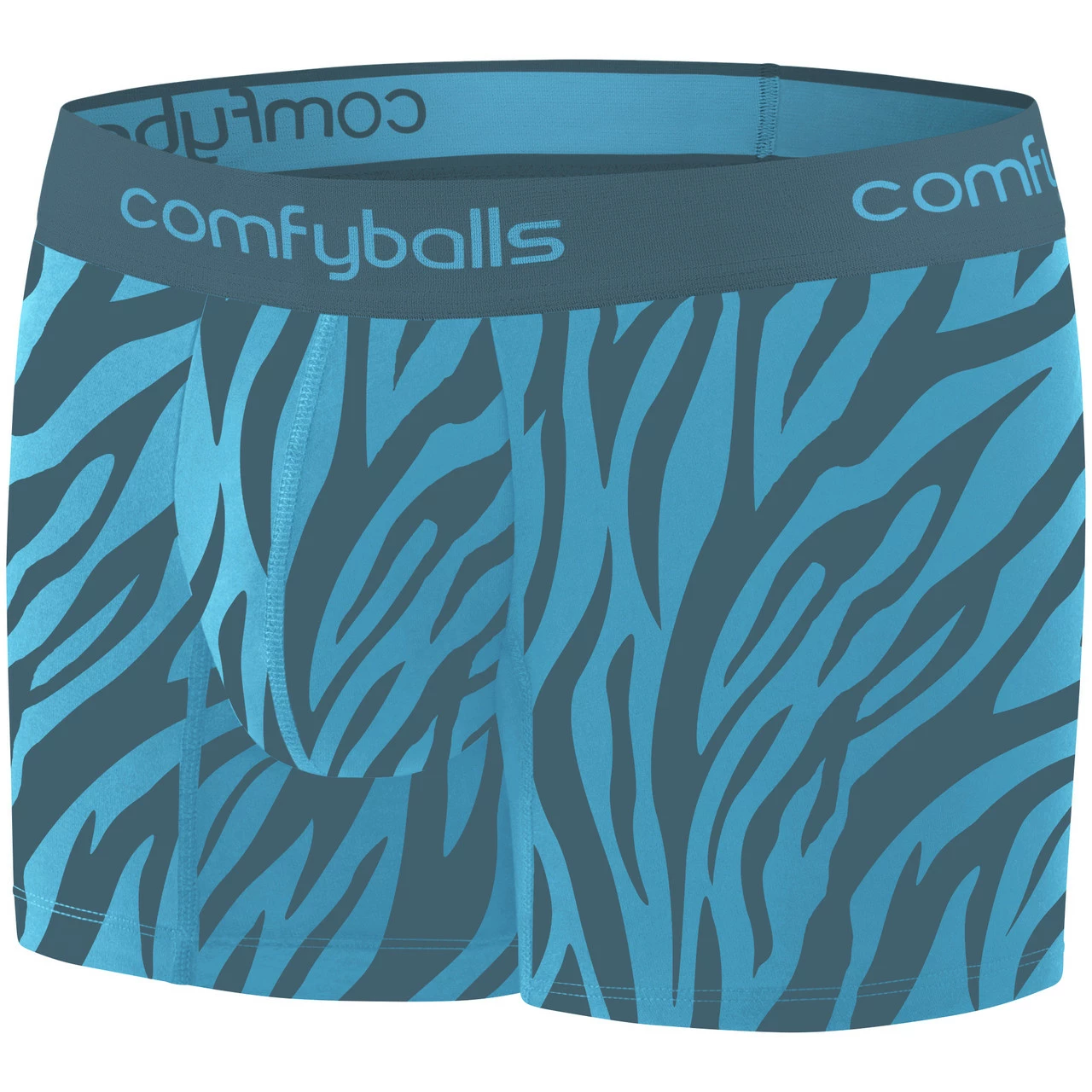 Comfyballs - Cotton Long Boxer - Men's - Zebra 1 Comfyballs - Cotton Long Boxer - Men's - Zebra