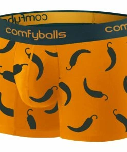 Comfyballs - Cotton Long Boxer - Men's - Hot Chilli