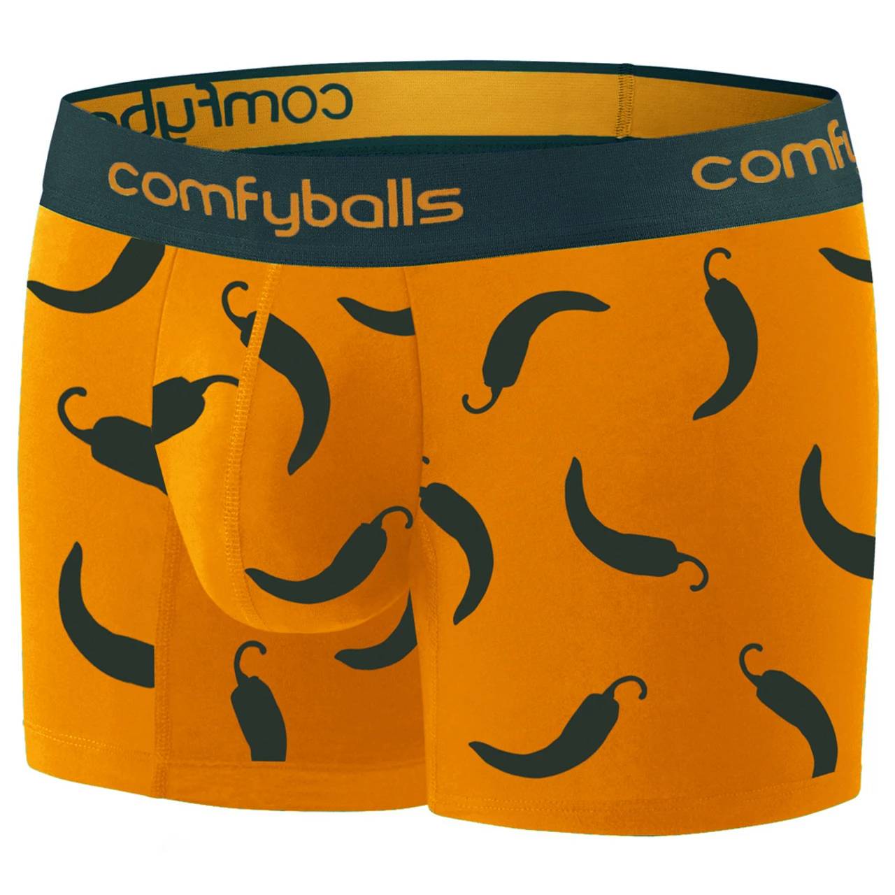 Comfyballs - Cotton Long Boxer - Men's - Hot Chilli 1 Comfyballs - Cotton Long Boxer - Men's - Hot Chilli