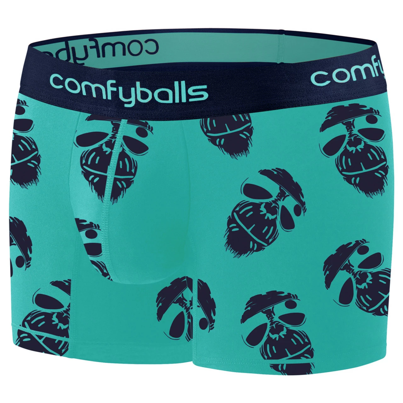 Comfyballs - Men's Cotton Long Boxer - Cool Monkey 1 Comfyballs - Men's Cotton Long Boxer - Cool Monkey