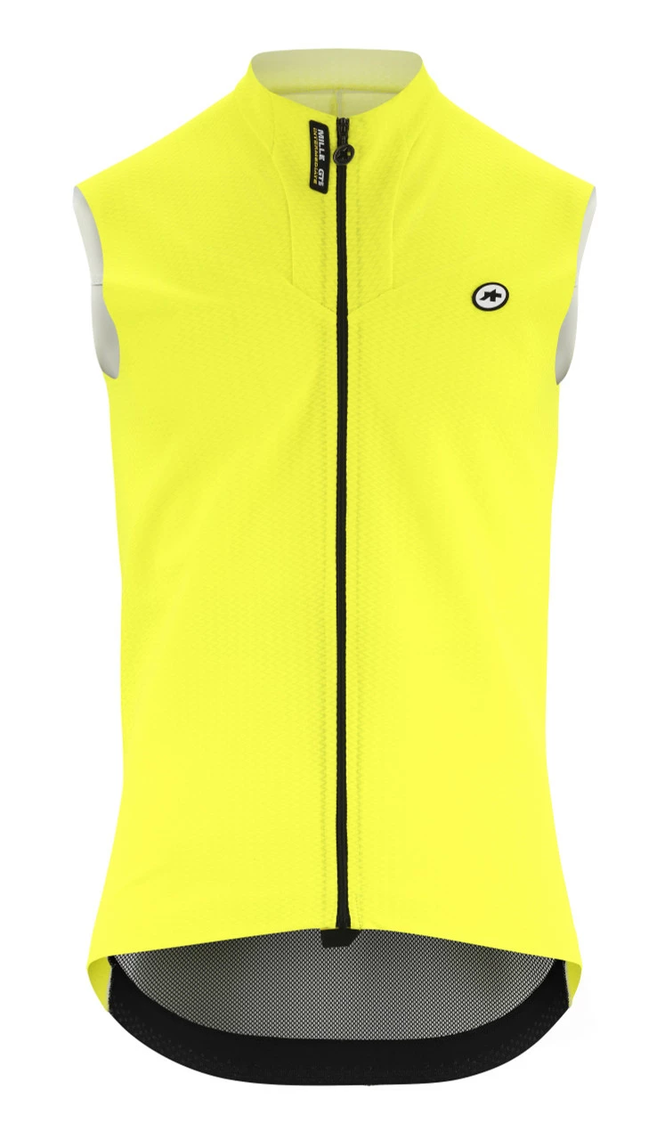 Assos - Mille GTS 2/3 Spring Fall Vest C2 - Men's - Fluo Yellow - 2023 2 Assos - Mille GTS 2/3 Spring Fall Vest C2 - Men's - Fluo Yellow - 2023 - Image 2