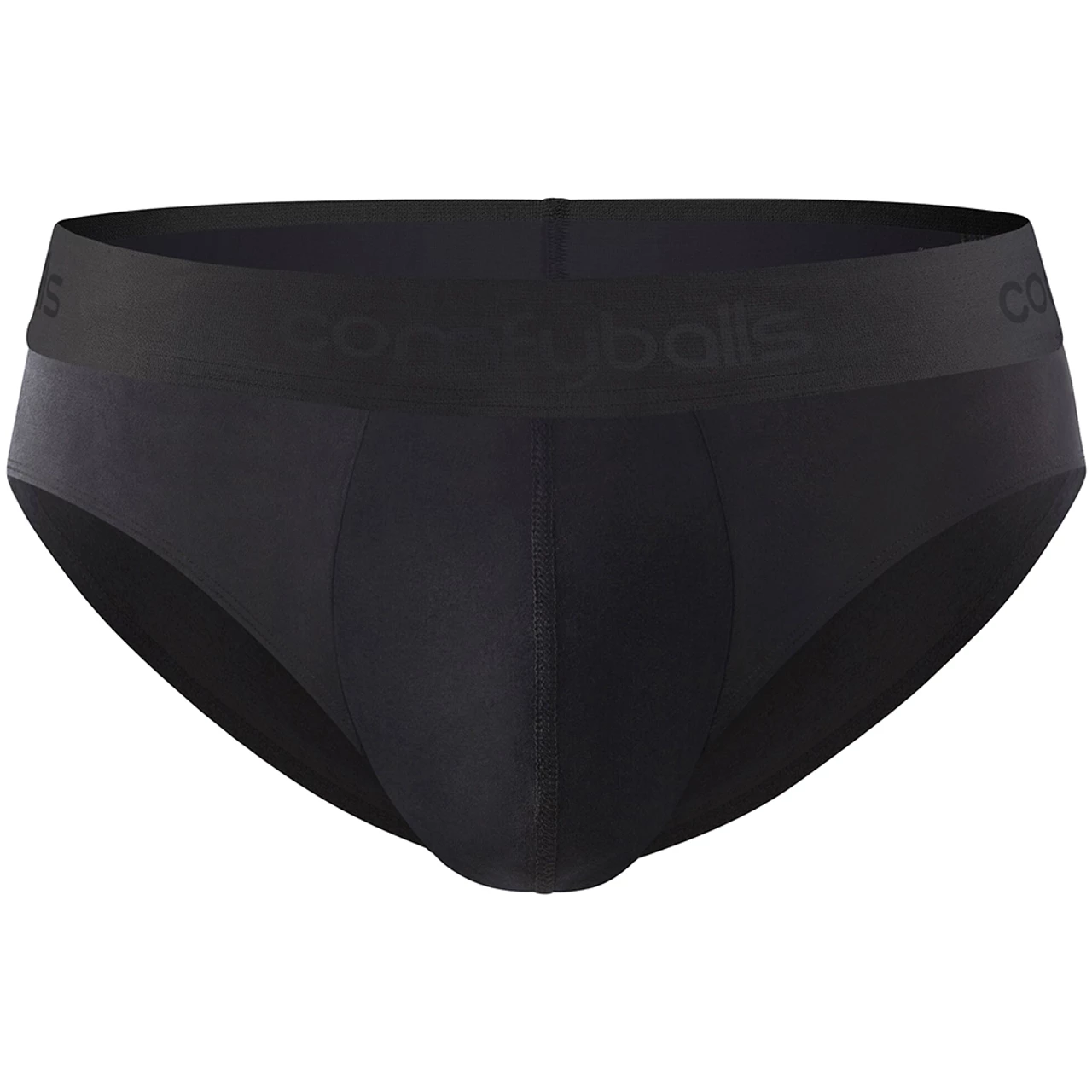 Comfyballs - Cotton Brief (2 Pack) - Men's - Black 2 Comfyballs - Cotton Brief (2 Pack) - Men's - Black - Image 2