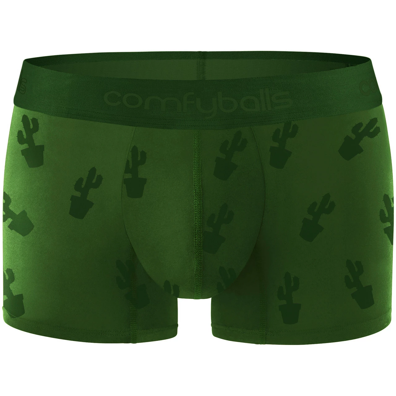 Comfyballs - Wood Regular Boxer - Men's - Cactus 2 Comfyballs - Wood Regular Boxer - Men's - Cactus - Image 2
