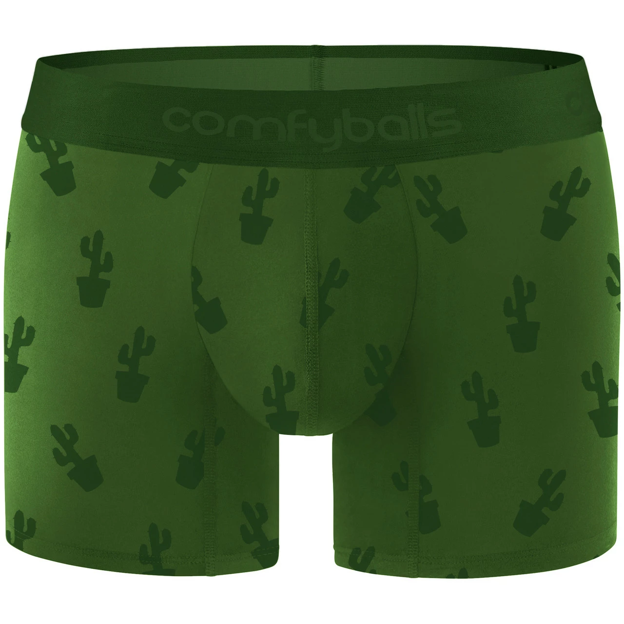 Comfyballs - Wood Long Boxer - Men's - Cactus 2 Comfyballs - Wood Long Boxer - Men's - Cactus - Image 2