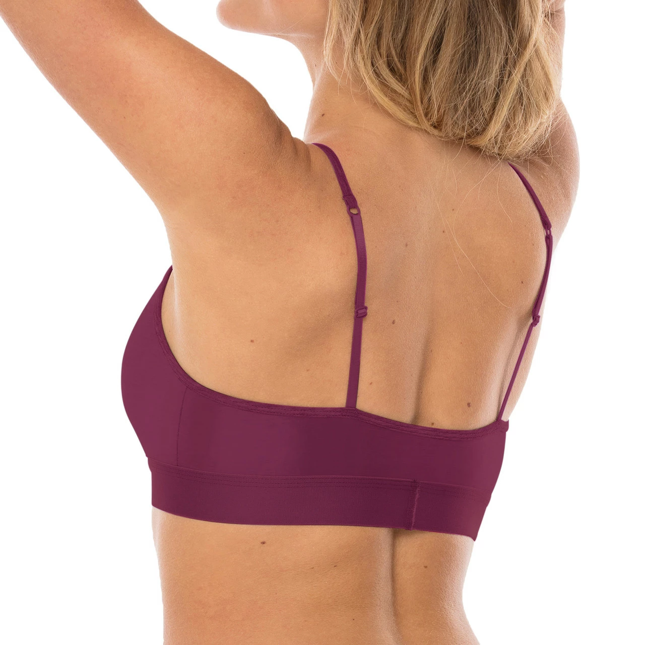 Comfyballs - Wood Crop Bra - Women's - Warm Purple-Sunset 1 Comfyballs - Wood Crop Bra - Women's - Warm Purple-Sunset
