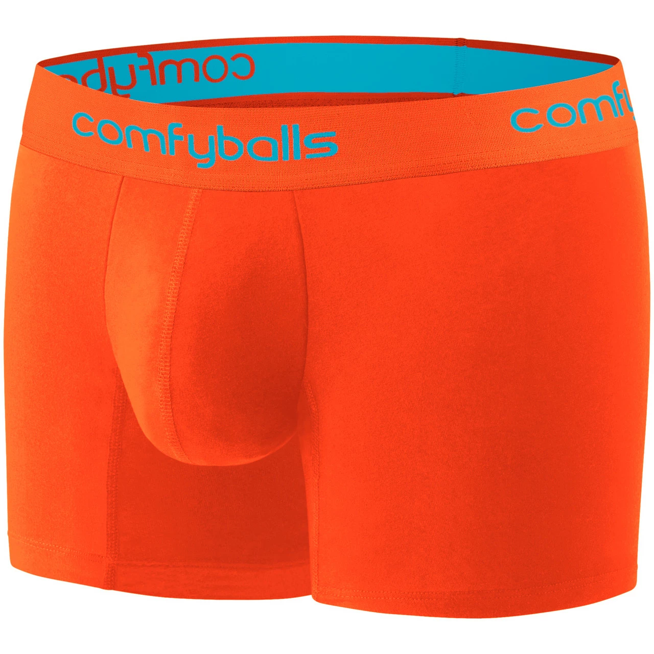 Comfyballs - Performance Men's Long Boxer - Sunset Orange/Blue 1 Comfyballs - Performance Men's Long Boxer - Sunset Orange/Blue