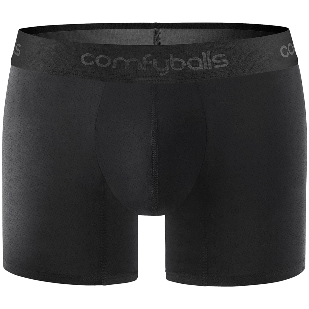 Comfyballs - Performance Superlight Men's Long Boxer Shorts - Pitch Black Performance 2 Comfyballs - Performance Superlight Men's Long Boxer Shorts - Pitch Black Performance - Image 2