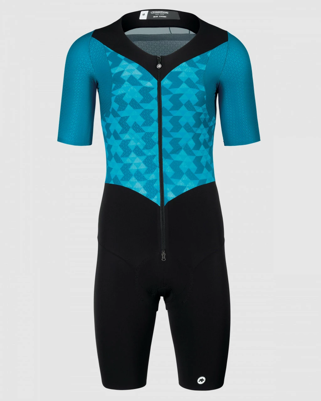 Assos - TRIATOR Men's Short-Sleeve Speedsuit - Adamant Blue - 2023 1 Assos - TRIATOR Men's Short-Sleeve Speedsuit - Adamant Blue - 2023