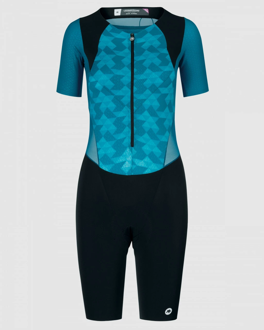 Assos - TRIATOR Women's Short-Sleeved Speedsuit - Adamant Blue - 2023 1 Assos - TRIATOR Women's Short-Sleeved Speedsuit - Adamant Blue - 2023