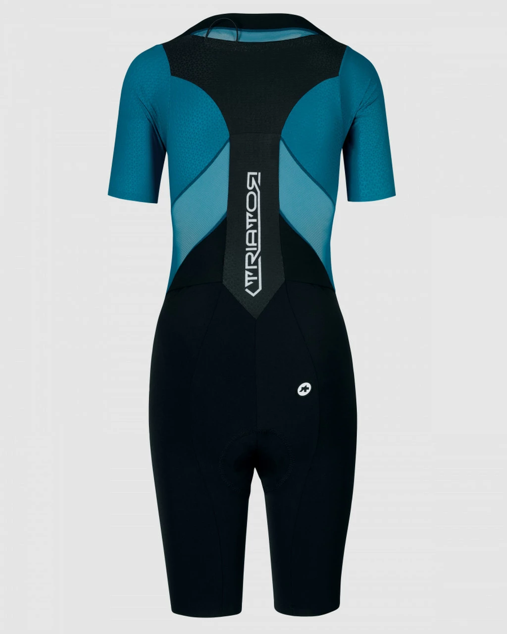 Assos - TRIATOR Women's Short-Sleeved Speedsuit - Adamant Blue - 2023 2 Assos - TRIATOR Women's Short-Sleeved Speedsuit - Adamant Blue - 2023 - Image 2