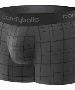 Comfyballs - Cotton Long Boxer - Men's - Checkered
