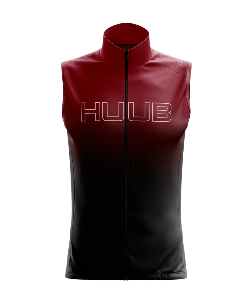 HUUB - Core 2 Elements Men's Gilet - Black/Silver/Red 1 HUUB - Core 2 Elements Men's Gilet - Black/Silver/Red