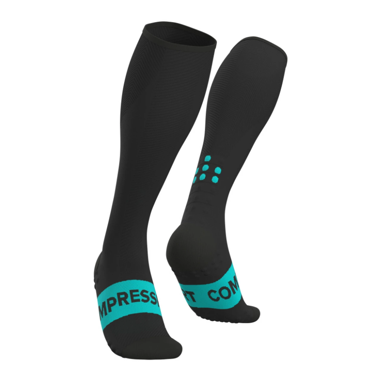 Compressport - Unisex Full Socks Race Oxygen - Black 1 Compressport - Unisex Full Socks Race Oxygen - Black