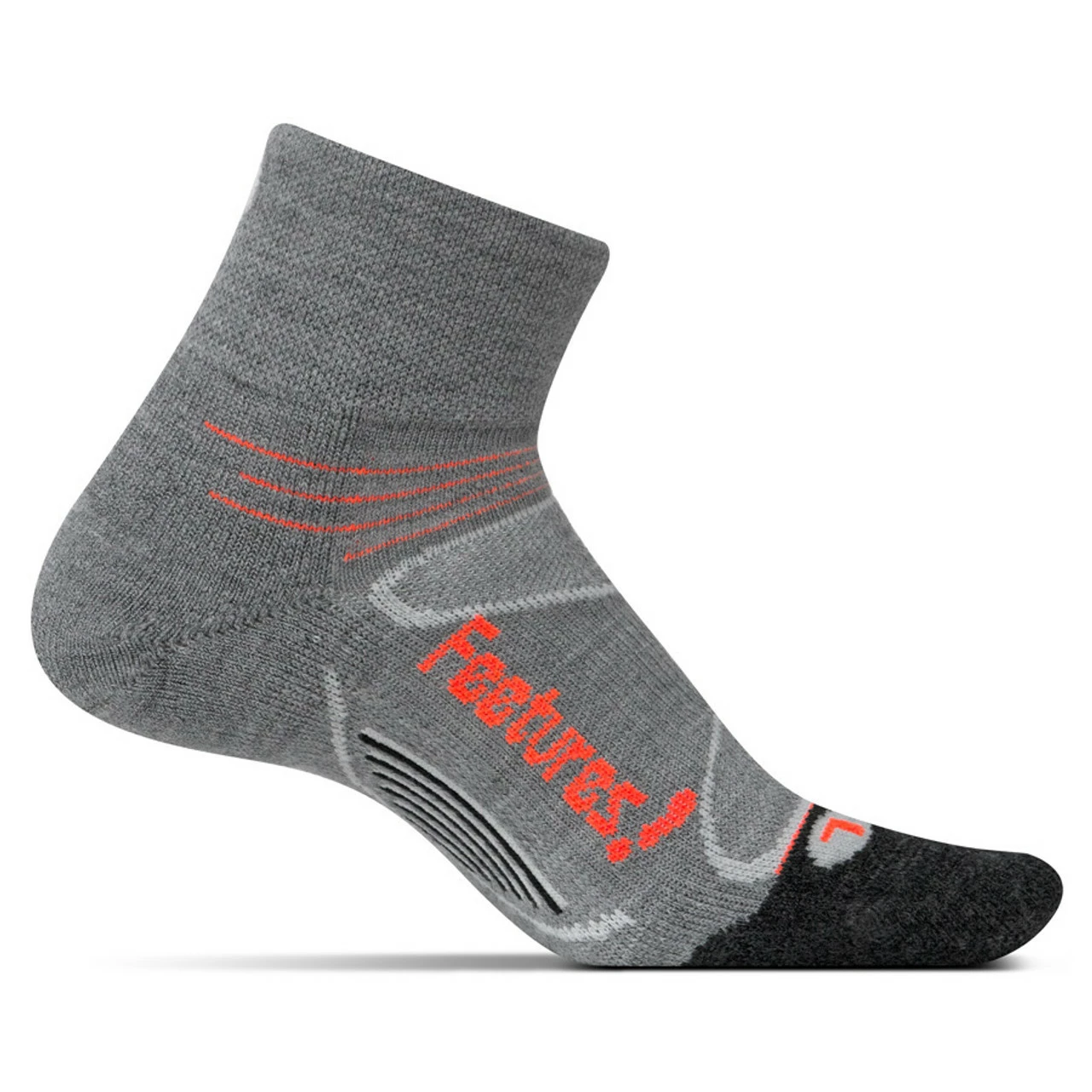 Feetures - Elite Merino Cushion Quarter Sock 1 Feetures - Elite Merino Cushion Quarter Sock