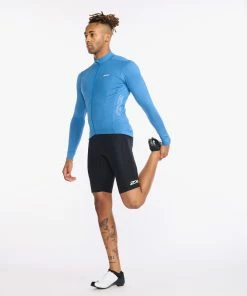 2XU - Aero Cycle Long Sleeve Jersey - Men's - Starling/White Reflective 23 2XU - Aero Cycle Long Sleeve Jersey - Men's - Starling/White Reflective -Assos Sales Store MC6648a SRL WRF 04 49021.1645200873