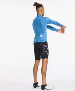 2XU - Aero Cycle Long Sleeve Jersey - Men's - Starling/White Reflective 29 2XU - Aero Cycle Long Sleeve Jersey - Men's - Starling/White Reflective -Assos Sales Store MC6648a SRL WRF 09 72536.1645200873