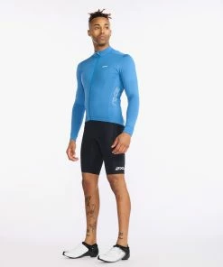 2XU - Aero Cycle Long Sleeve Jersey - Men's - Starling/White Reflective 33 2XU - Aero Cycle Long Sleeve Jersey - Men's - Starling/White Reflective -Assos Sales Store MC6648a SRL WRF 14 34109.1645200873