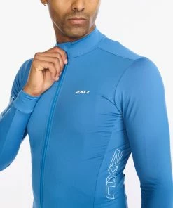 2XU - Aero Cycle Long Sleeve Jersey - Men's - Starling/White Reflective 36 2XU - Aero Cycle Long Sleeve Jersey - Men's - Starling/White Reflective -Assos Sales Store MC6648a SRL WRF 16 20516.1645200873