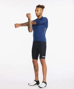 2XU - Aero Cycle Short Sleeve Jersey - Men's - Medieval/White Reflective - 2023 26 2XU - Aero Cycle Short Sleeve Jersey - Men's - Medieval/White Reflective - 2023 -Assos Sales Store MC6649a MED WRF 05 42836.1645201080