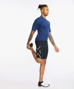 2XU - Aero Cycle Short Sleeve Jersey - Men's - Medieval/White Reflective - 2023 30 2XU - Aero Cycle Short Sleeve Jersey - Men's - Medieval/White Reflective - 2023 -Assos Sales Store MC6649a MED WRF 11 49195.1645201080