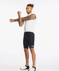 2XU - Aero Cycle Gilet - Men's - White/White Reflective - 2023