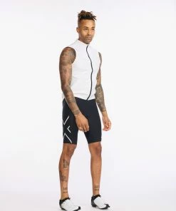 2XU - Aero Cycle Gilet - Men's - White/White Reflective - 2023 34 2XU - Aero Cycle Gilet - Men's - White/White Reflective - 2023 -Assos Sales Store MC6650a WHT WRF 12 50843.1645201184