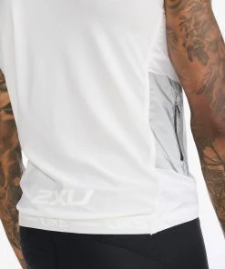 2XU - Aero Cycle Gilet - Men's - White/White Reflective - 2023 44 2XU - Aero Cycle Gilet - Men's - White/White Reflective - 2023 -Assos Sales Store MC6650a WHT WRF 21 43851.1645201184