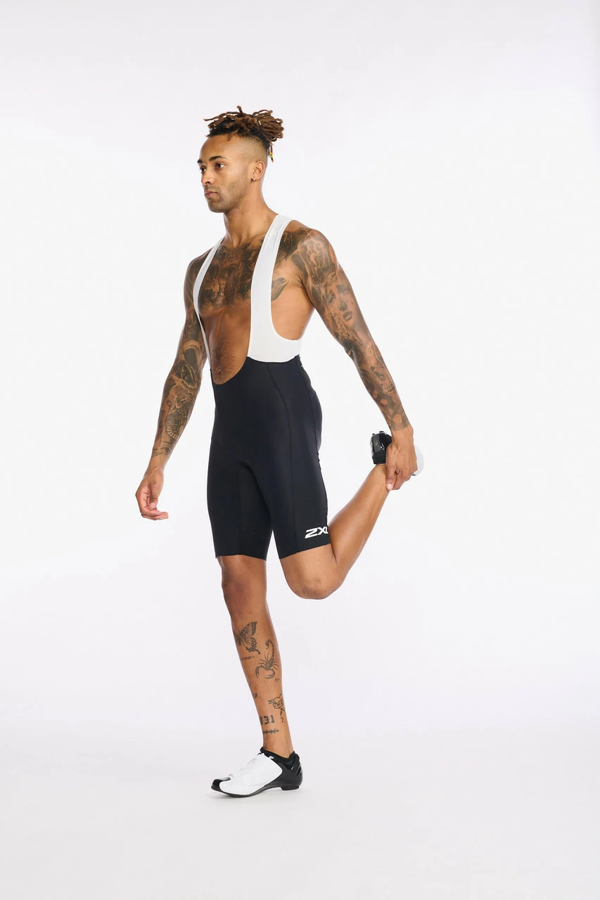 2XU - Aero Cycle Bib Shorts - Men's - Black/White Reflective - 2023 7 2XU - Aero Cycle Bib Shorts - Men's - Black/White Reflective - 2023 - Image 7