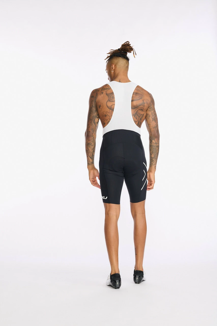 2XU - Aero Cycle Bib Shorts - Men's - Black/White Reflective - 2023 2 2XU - Aero Cycle Bib Shorts - Men's - Black/White Reflective - 2023 - Image 2