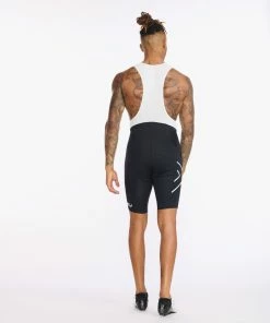 2XU - Aero Cycle Bib Shorts - Men's - Black/White Reflective - 2023