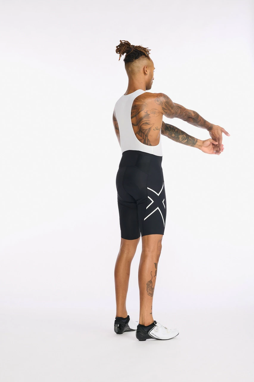 2XU - Aero Cycle Bib Shorts - Men's - Black/White Reflective - 2023 6 2XU - Aero Cycle Bib Shorts - Men's - Black/White Reflective - 2023 - Image 6