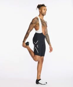 2XU - Aero Cycle Bib Shorts - Men's - Black/White Reflective - 2023 35 2XU - Aero Cycle Bib Shorts - Men's - Black/White Reflective - 2023 -Assos Sales Store MC6651b BLK WRF 11 18561.1648461569