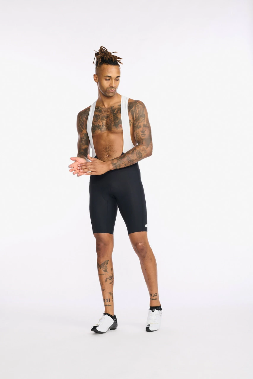 2XU - Aero Cycle Bib Shorts - Men's - Black/White Reflective - 2023 9 2XU - Aero Cycle Bib Shorts - Men's - Black/White Reflective - 2023 - Image 9