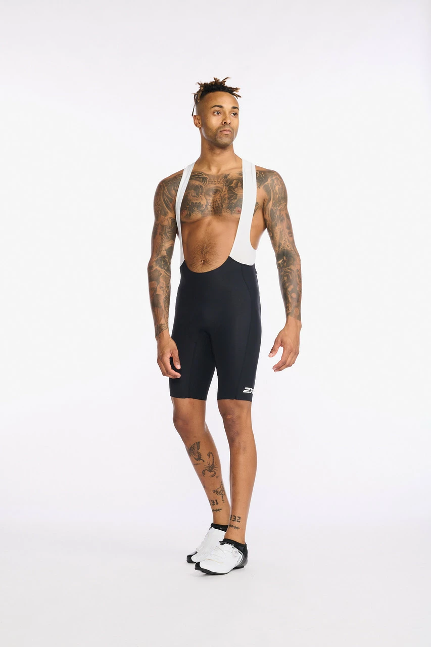 2XU - Aero Cycle Bib Shorts - Men's - Black/White Reflective - 2023 12 2XU - Aero Cycle Bib Shorts - Men's - Black/White Reflective - 2023 - Image 12