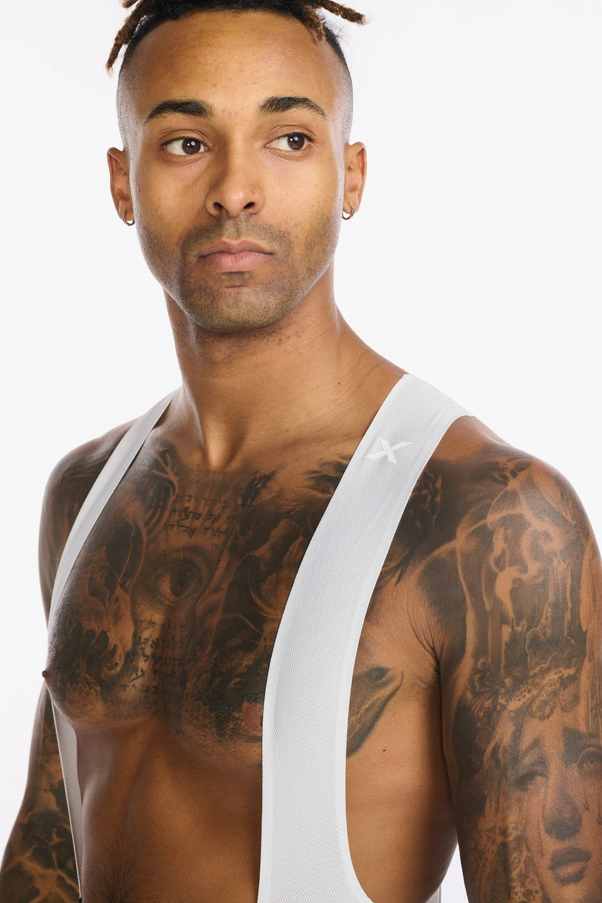 2XU - Aero Cycle Bib Shorts - Men's - Black/White Reflective - 2023 19 2XU - Aero Cycle Bib Shorts - Men's - Black/White Reflective - 2023 - Image 19