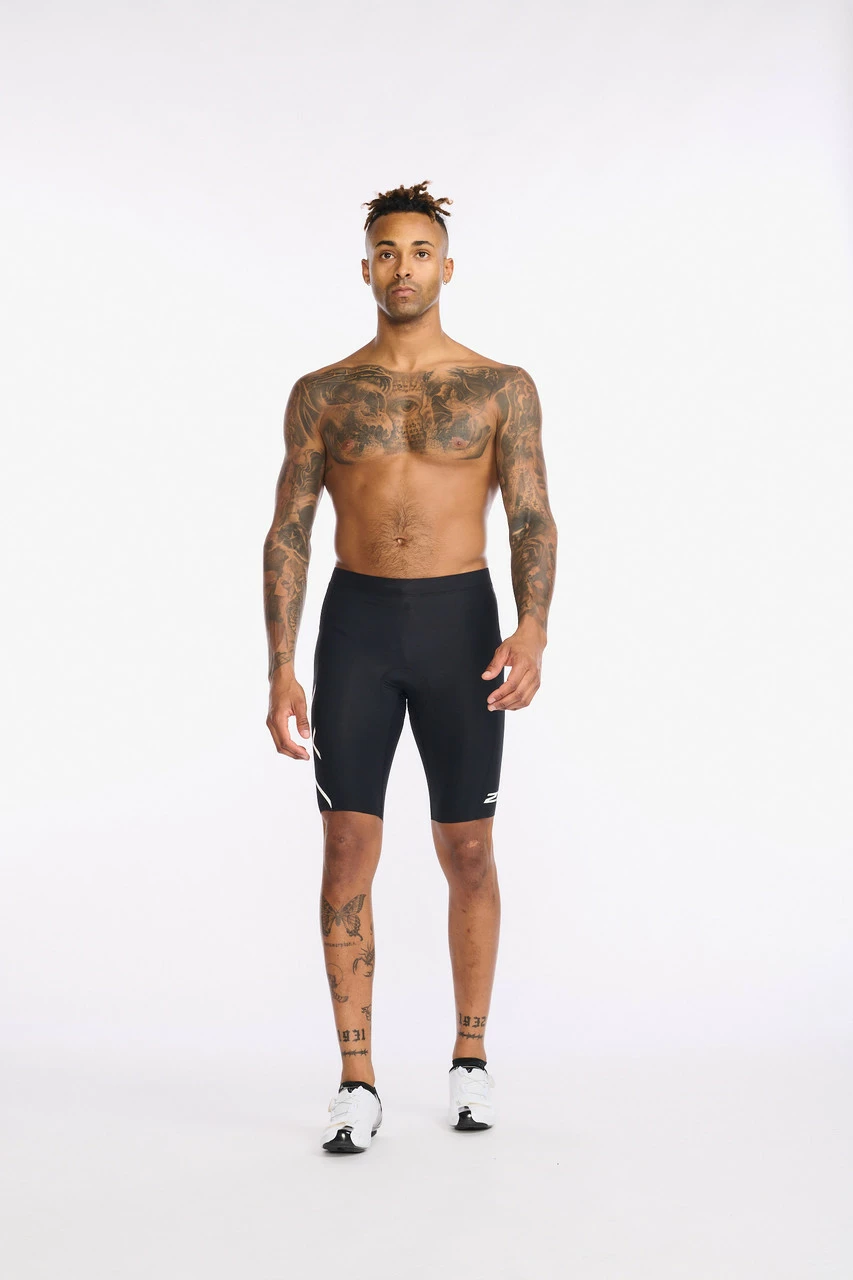 2XU - Aero Cycle Shorts - Men's - Black/White Reflective - 2023 9 2XU - Aero Cycle Shorts - Men's - Black/White Reflective - 2023 - Image 9