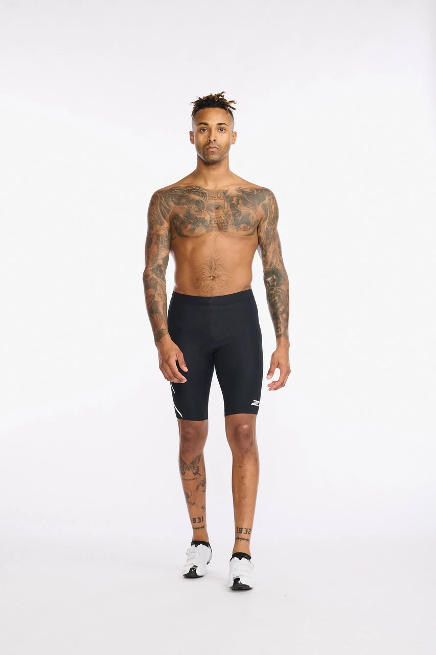 2XU - Aero Cycle Shorts - Men's - Black/White Reflective - 2023 6 2XU - Aero Cycle Shorts - Men's - Black/White Reflective - 2023 - Image 6