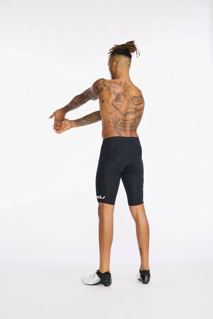 2XU - Aero Cycle Shorts - Men's - Black/White Reflective - 2023 2 2XU - Aero Cycle Shorts - Men's - Black/White Reflective - 2023 - Image 2