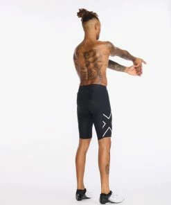 2XU - Aero Cycle Shorts - Men's - Black/White Reflective - 2023 21 2XU - Aero Cycle Shorts - Men's - Black/White Reflective - 2023 -Assos Sales Store MC6702B BLK WRF 09 69894.1645201048