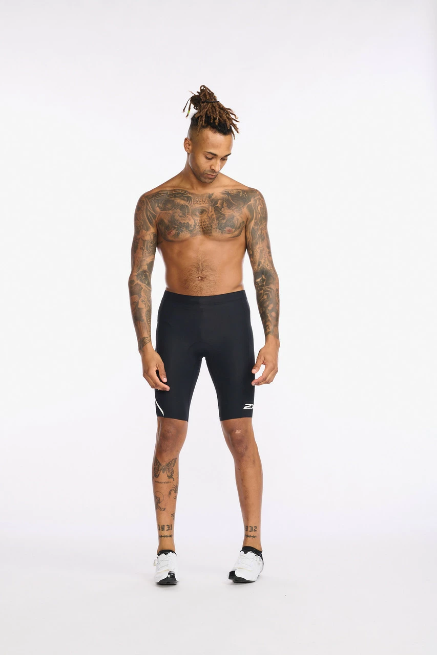 2XU - Aero Cycle Shorts - Men's - Black/White Reflective - 2023 10 2XU - Aero Cycle Shorts - Men's - Black/White Reflective - 2023 - Image 10