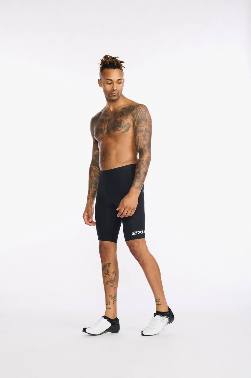 2XU - Aero Cycle Shorts - Men's - Black/White Reflective - 2023 14 2XU - Aero Cycle Shorts - Men's - Black/White Reflective - 2023 - Image 14