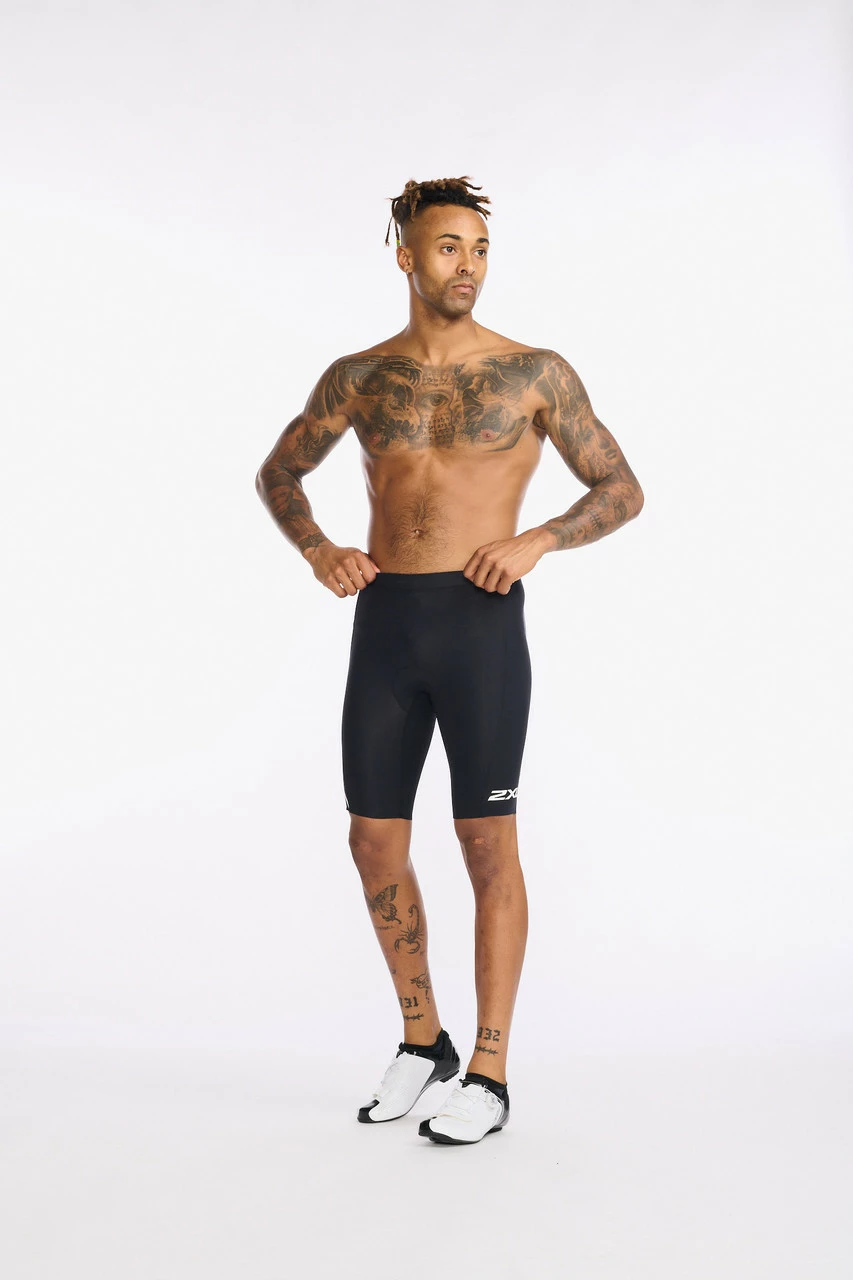 2XU - Aero Cycle Shorts - Men's - Black/White Reflective - 2023 15 2XU - Aero Cycle Shorts - Men's - Black/White Reflective - 2023 - Image 15