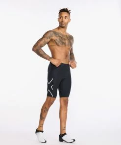 2XU - Aero Cycle Shorts - Men's - Black/White Reflective - 2023 30 2XU - Aero Cycle Shorts - Men's - Black/White Reflective - 2023 -Assos Sales Store MC6702B BLK WRF 15 67001.1645201048