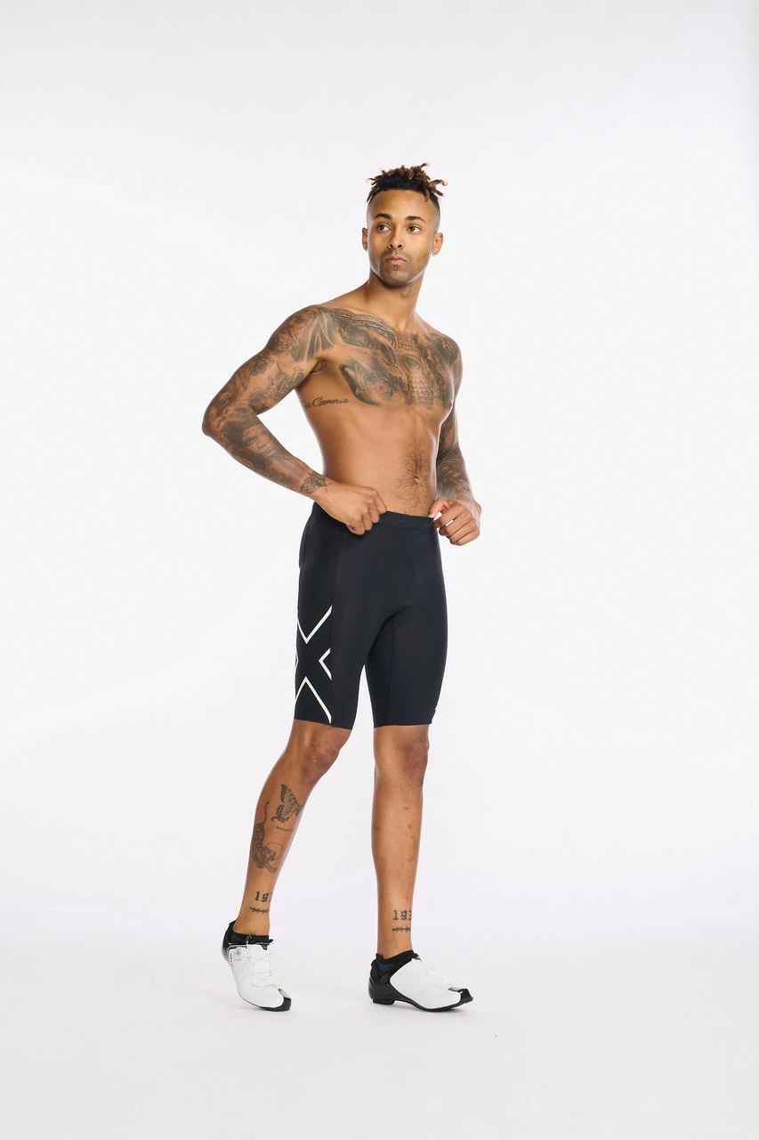 2XU - Aero Cycle Shorts - Men's - Black/White Reflective - 2023 12 2XU - Aero Cycle Shorts - Men's - Black/White Reflective - 2023 - Image 12