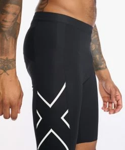 2XU - Aero Cycle Shorts - Men's - Black/White Reflective - 2023 35 2XU - Aero Cycle Shorts - Men's - Black/White Reflective - 2023 -Assos Sales Store MC6702B BLK WRF 17 61583.1645201048
