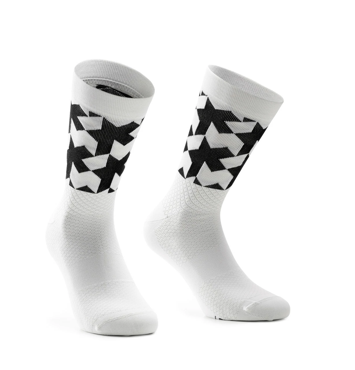 Assos - Monogram Socks EVO - Unisex - Holy White - 2023 1 Assos - Monogram Socks EVO - Unisex - Holy White - 2023