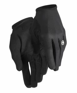 Assos - RS Long Fingered Gloves Targa - Unisex - Black Series - 2023